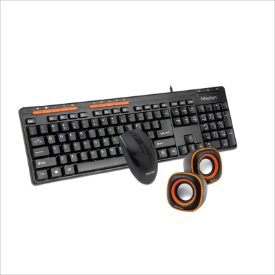 KEYBOARD MEETION C105 USB STANDARD WITH MOUSE AND SPEAKERS
