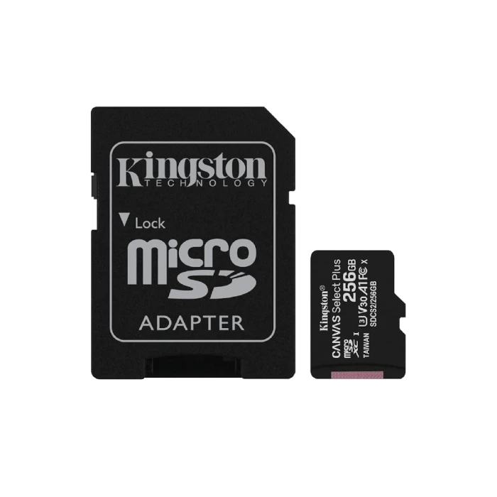 MicroSD Kingston Canvas SELECT Plus 256 ГБ MicroSD SDCS2/256GBKingston Canvas SELECT Plus 256 ГБ MicroSD SDCS2/256GB