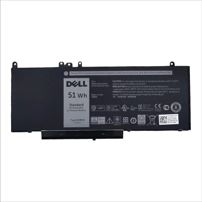 LAPTOP BATTERY DELL E5450 7.4V 51WH BLACK INTERNAL