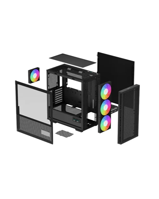 CASE FOR PC DEEPCOOL CH560 DIGITAL E-ATX 4F RGB BLACK
