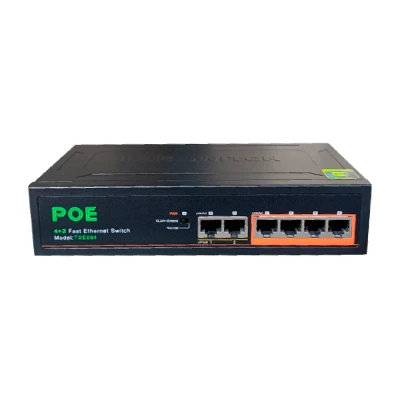 NETWORK SWITCH NONAME 4+2 PORT 6 / 4POE 100MBPS