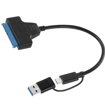 ADAPTER USB + TYPE-C TO SATA