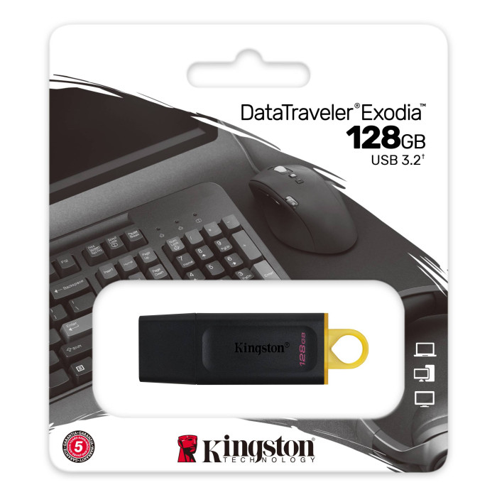 FLASH DISK KINGSTON EXODIA DATATRAVELER USB 3.2 128GB