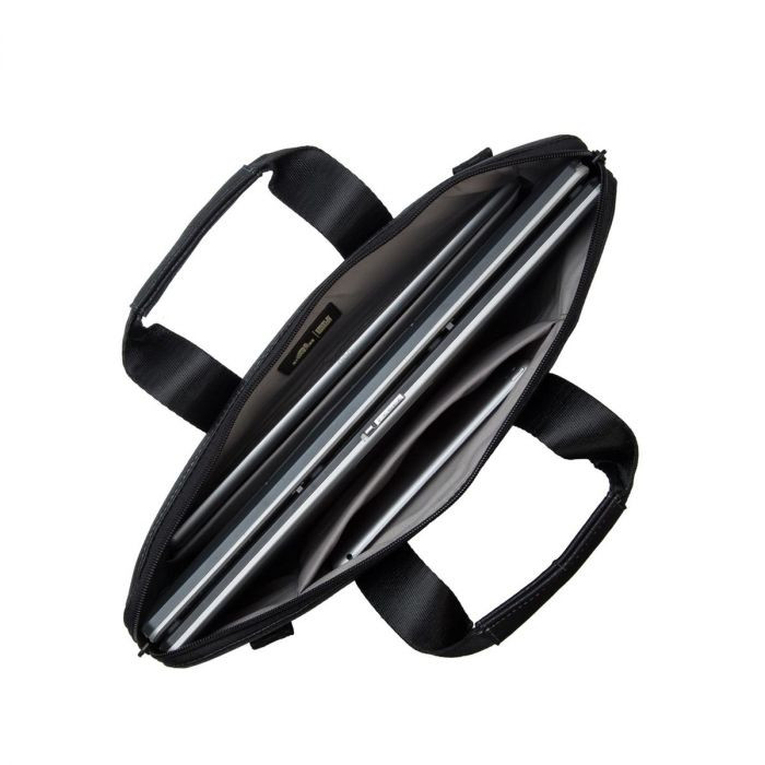BAG FOR NOTEBOOK RIVACASE 8930 SLIM 15.6'' BLACK LEATHER