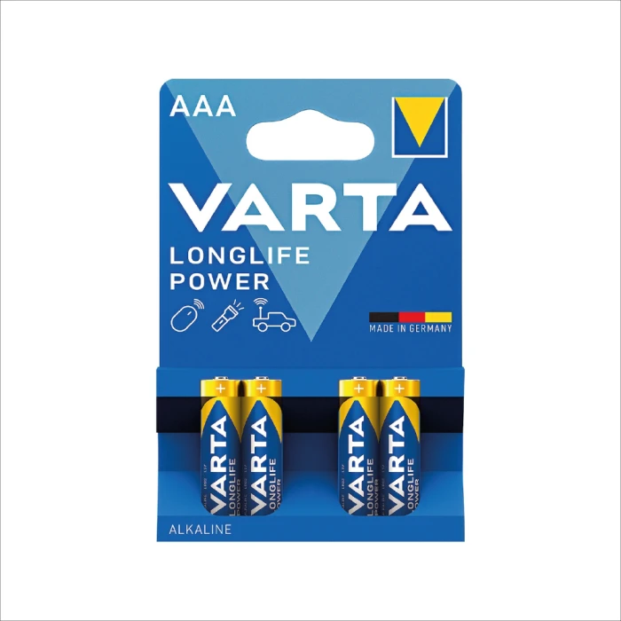 BATTERY 6917 VARTA LONGLIFE POWER AAA 4