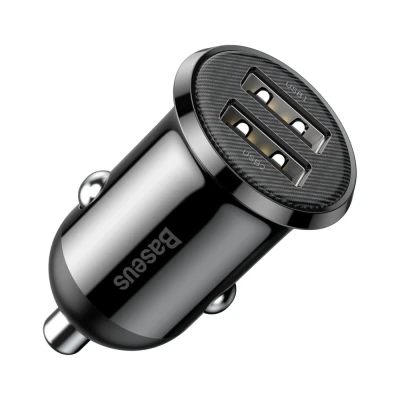 BASEUS GRAIN PRO CAR CHARGER USB DUAL PORT