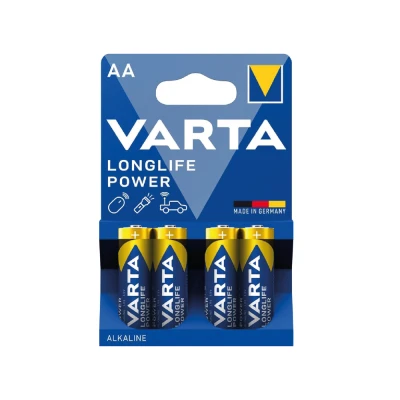 BATTERY 6993 VARTA LONGLIFE POWER AA 4