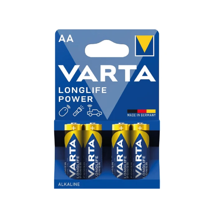 BATTERY 6993 VARTA LONGLIFE POWER AA 4