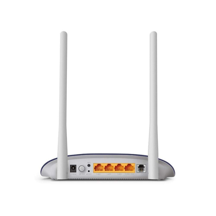 WIRELESS ROUTER TP-LINK TD-W9960 VDSL/ ADSL2+/ 1xWAN/ 4xLAN 100MBPS/ 2xANT 300MBPS/ 2.4GHZ/ VIOLET