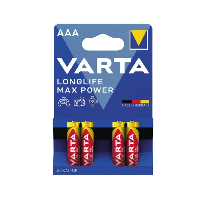 BATTERY 4733 VARTA LONGLIFE MAXPOWER AAA 2