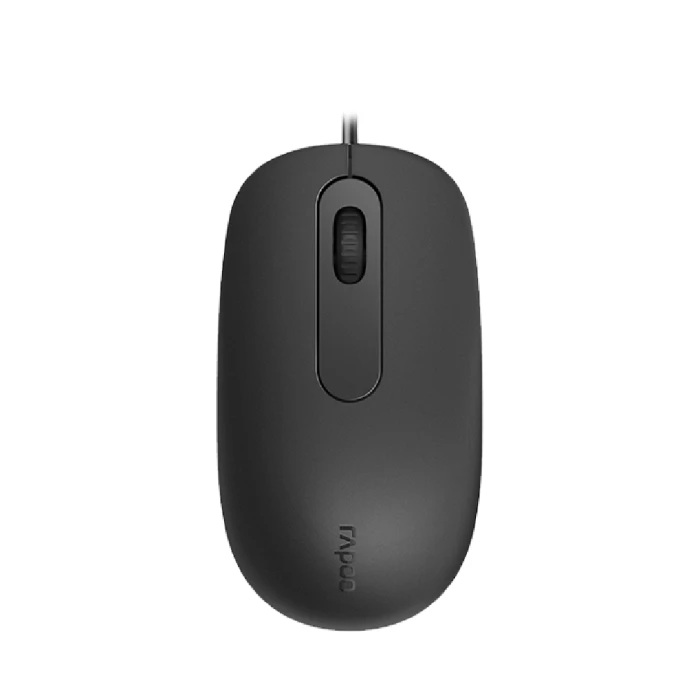 MOUSE RAPOO N200 OPTICAL/WIRED/BLACK