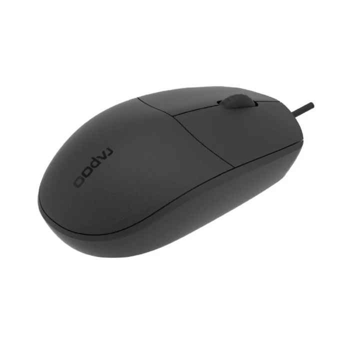 MOUSE RAPOO N100/WIRED/BLACK