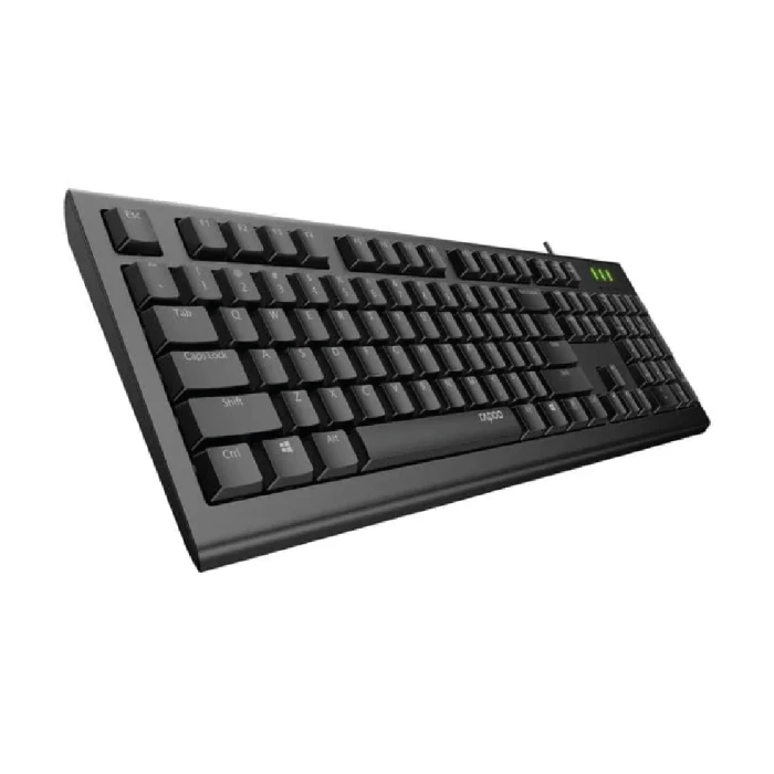 KEYBOARD RAPOO NK1800 WIRED/USB/BLACK