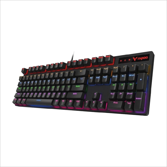 GAMING KEYBOARD RAPOO V500PRO WIRED/BLACKLINGHT/RGB