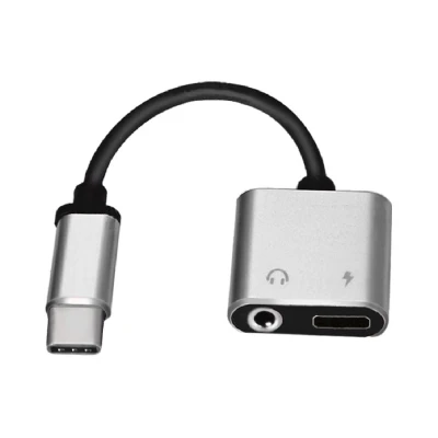 GO-DES 2 IN 1 TYPE C TO 3.5mm HEADPHONE JACK ADAPTOR GD-UC15