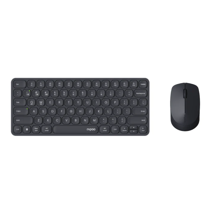 KEYBOARD + MOUSE RAPOO 9010M/ WIRELESS/ ULTRA SLIM/ ENG-RUS/ GRAY