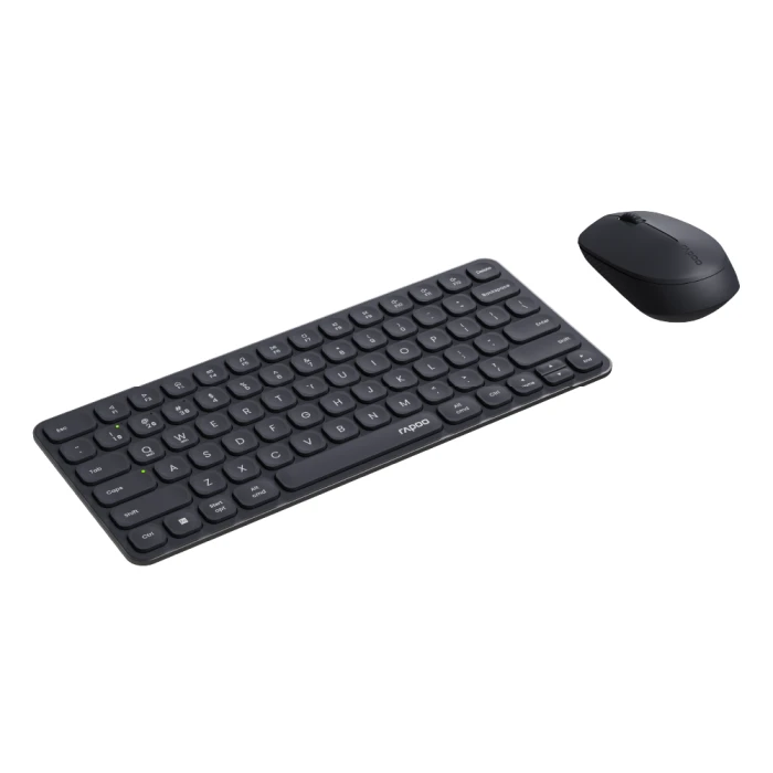 KEYBOARD + MOUSE RAPOO 9010M/ WIRELESS/ ULTRA SLIM/ ENG-RUS/ GRAY