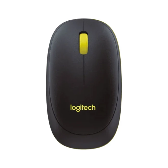 KEYBOARD + MOUSE LOGITECH MK240 NANO/ WIRELESS/ ENG-RUS/ BLACK + YELLOW