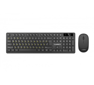 KEYBOARD+MOUSE CYBER WIRELESS 8875 BLACK