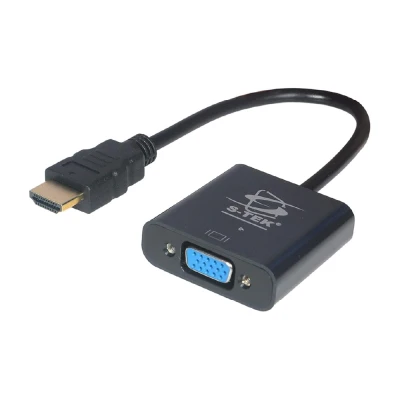 S-TEK HDMI TO VGA ADAPTER BLACK