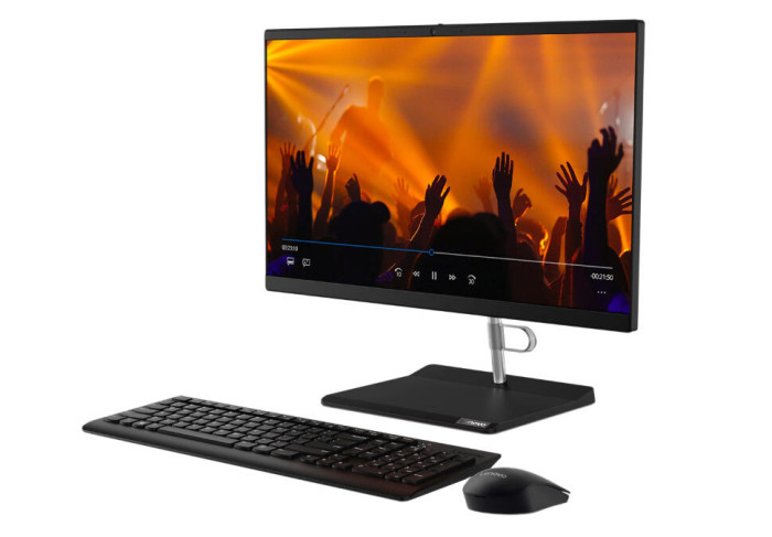 AIO LENOVO V30A CPU C I5- 1035G1/RAM8GB/HDD1TB/VGA SHARED/23.8''/NON TOUCH/DVD-RW/KEYBOARD+MOUSE/BLACK/RUS