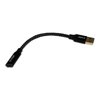 S-TEK USB MALE TO TYPE-C  FEMALE OTG 15CM