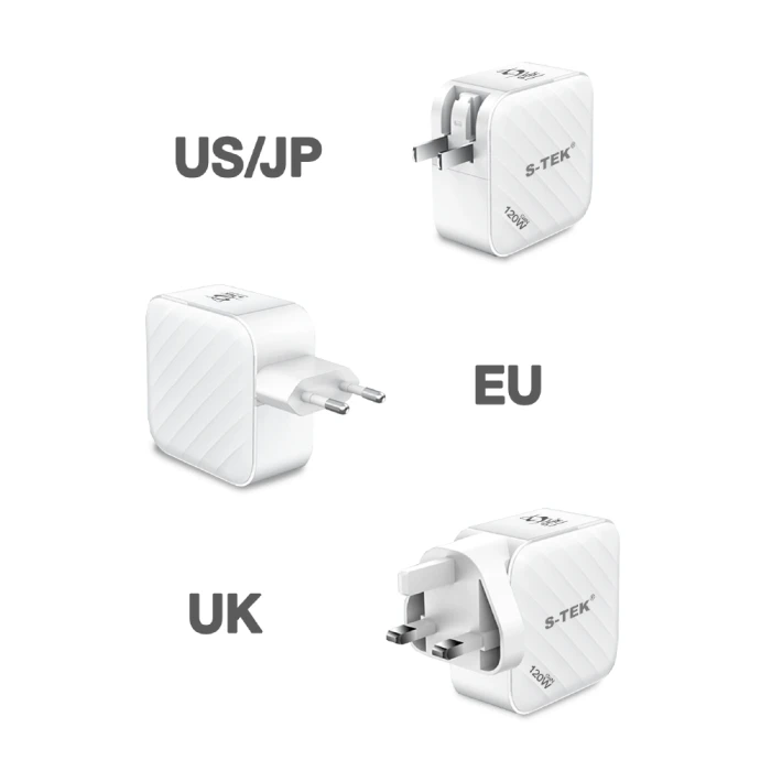 S-TEK 120W USB CHARGER GAN