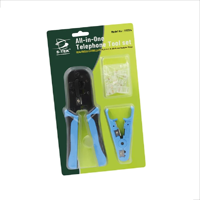 CRIMPS TOOL RJ45 RJ11 S-TEK 773314 ALL IN ONE
