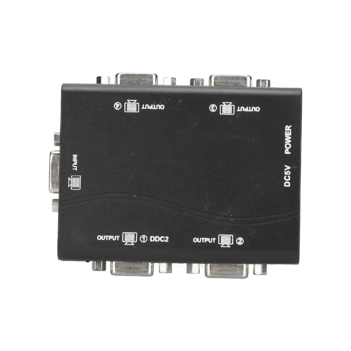 VGA SPLITTER 1x4 S-TEK 250 MHZ 771003