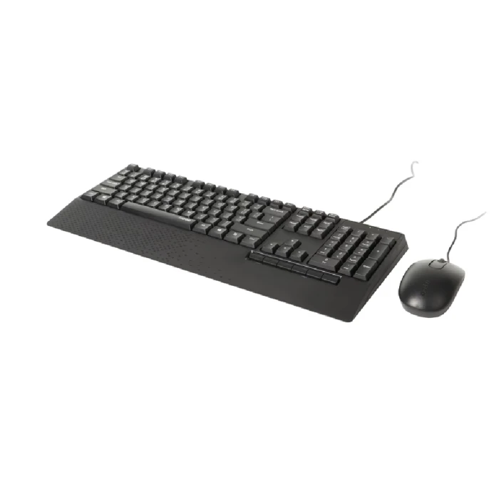 KEYBOARD + MOUSE RAPOO NX2000 WIRED/ ENG/ RUS/ BLACK