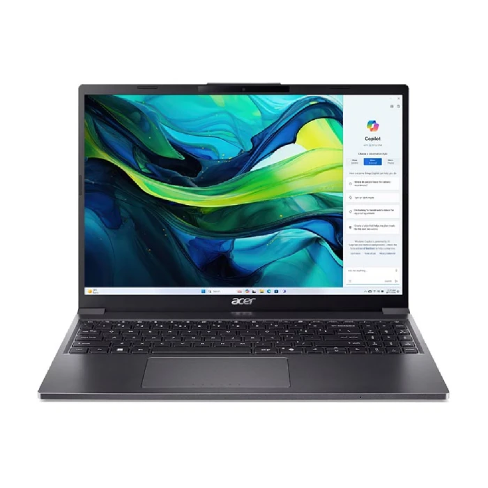 NOTEBOOK ACER ASPIRE GO 15 CPU I7-13GEN 1355U/ RAM 16GB/ SSD 512GB/ VGA SHARED/ 15.6"/ STEEL GRAY