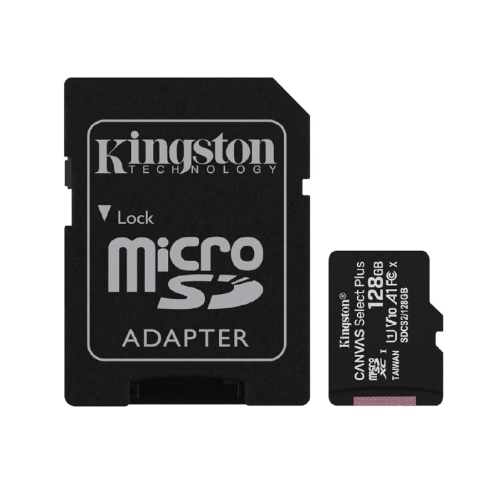 MicroSD Kingston Canvas SELECT Plus 128 ГБ MicroSD SDCS2/128GBSP